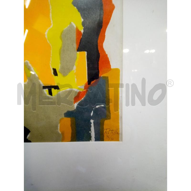 QUADRO SERIGRAFIA COLORI ASTRATTI | Mercatino dell'Usato Roma porta maggiore 3
