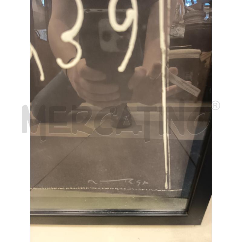QUADRO SERIGRAFIA FONDO NERO  | Mercatino dell'Usato Roma porta maggiore 4