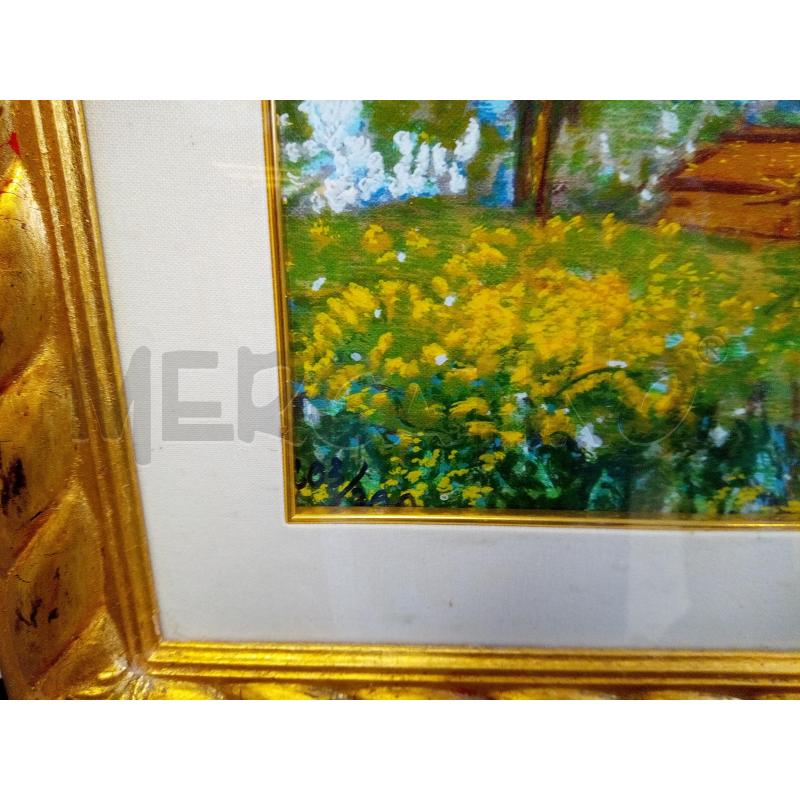 QUADRO SERIGRAFIA PAESAGGIO ABRUZZESE  | Mercatino dell'Usato Roma porta maggiore 4