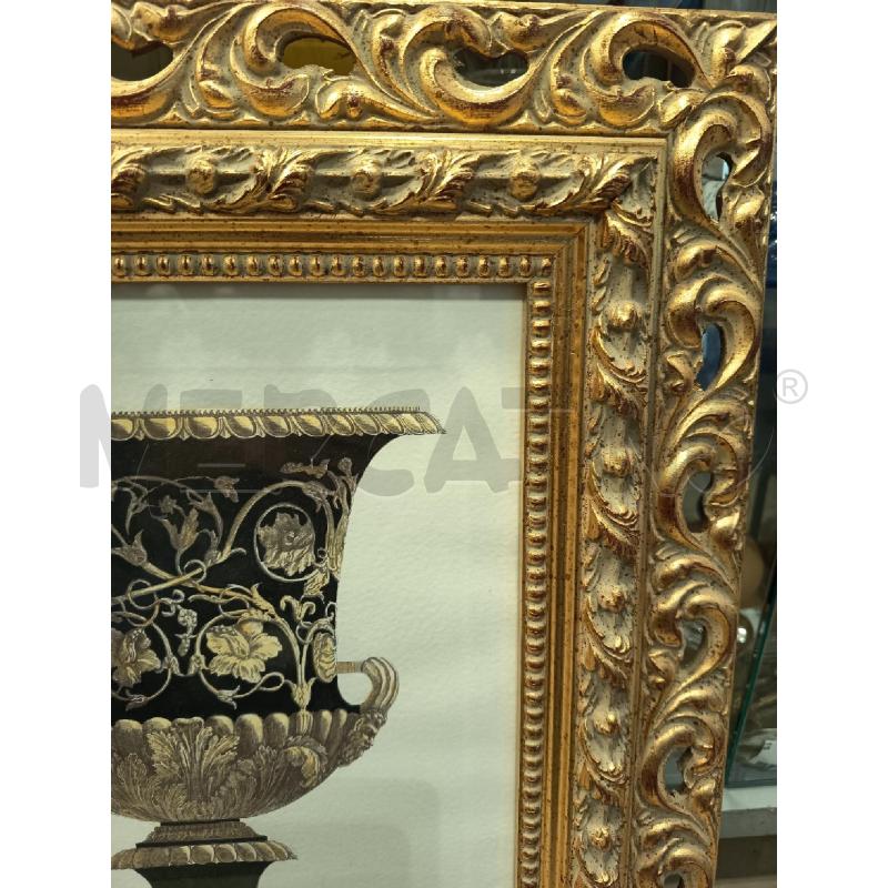 QUADRO STAMPA VASO ANTICO FLOREALE | Mercatino dell'Usato Roma porta maggiore 3
