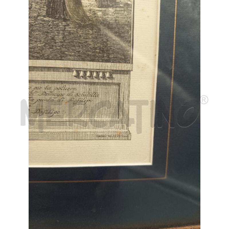 QUADRO STAMPA VEDUTA DI CHIAIA CORN RADICA  | Mercatino dell'Usato Roma porta maggiore 3