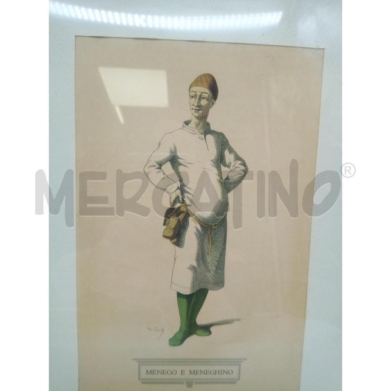 QUADRO STAMPE MASCEHRE CON DESCRIZIONE  | Mercatino dell'Usato Roma porta maggiore 4