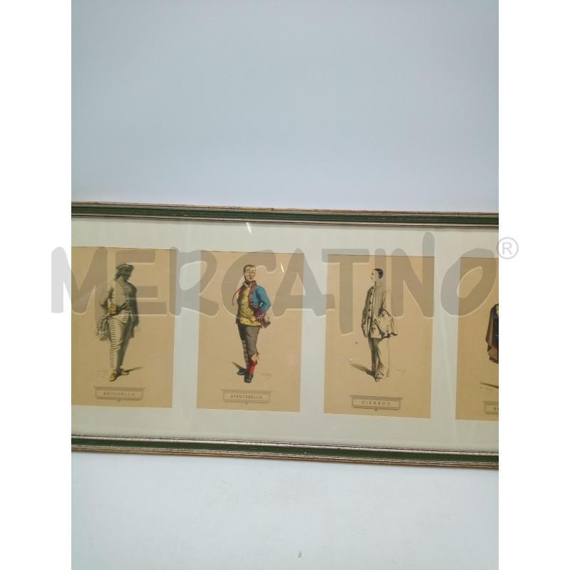 QUADRO STAMPE MASCHERE CON DESCRIZIONE  | Mercatino dell'Usato Roma porta maggiore 3
