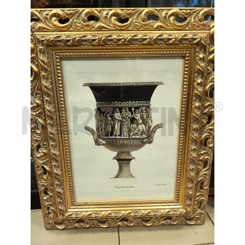 QUADRO STMPA VASO ANTICO FIGURE RILIEVO | Mercatino dell'Usato Roma porta maggiore 1