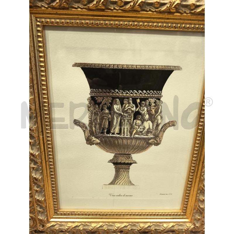 QUADRO STMPA VASO ANTICO FIGURE RILIEVO | Mercatino dell'Usato Roma porta maggiore 2