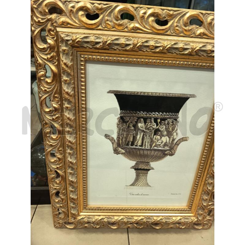 QUADRO STMPA VASO ANTICO FIGURE RILIEVO | Mercatino dell'Usato Roma porta maggiore 3