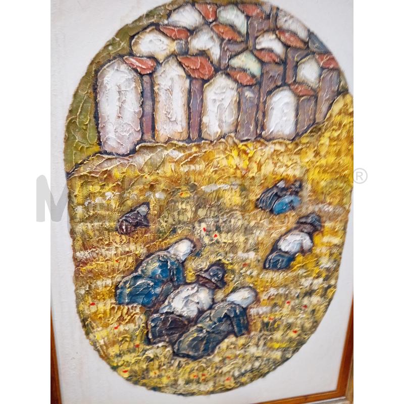 QUADRO STUCCO MATERICO SPIGOLATRICI  | Mercatino dell'Usato Roma porta maggiore 2