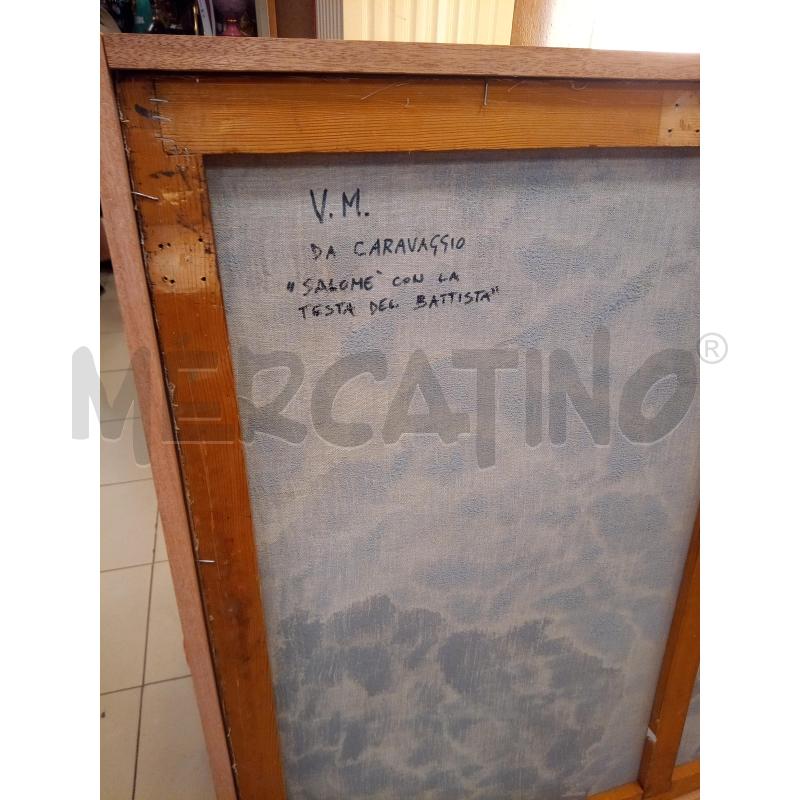 QUADRO SU TELA SALOME  | Mercatino dell'Usato Roma porta maggiore 5