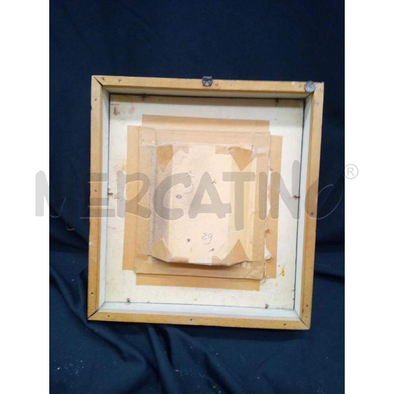 QUADRO TECNICA MISTA CHIODI DIPINTI  | Mercatino dell'Usato Roma porta maggiore 4