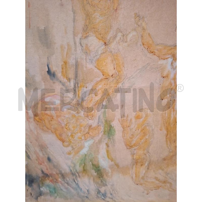 QUADRO TECNICA MISTA CROCIFISSIONE GESU DA RIV | Mercatino dell'Usato Roma porta maggiore 4