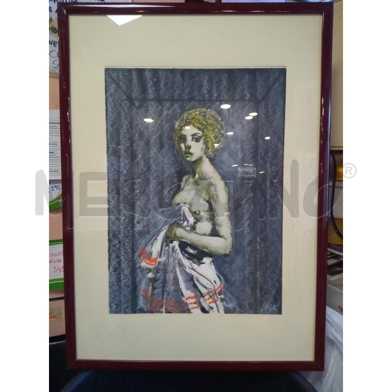 QUADRO TECNICA MISTA DONNA  | Mercatino dell'Usato Roma porta maggiore 1