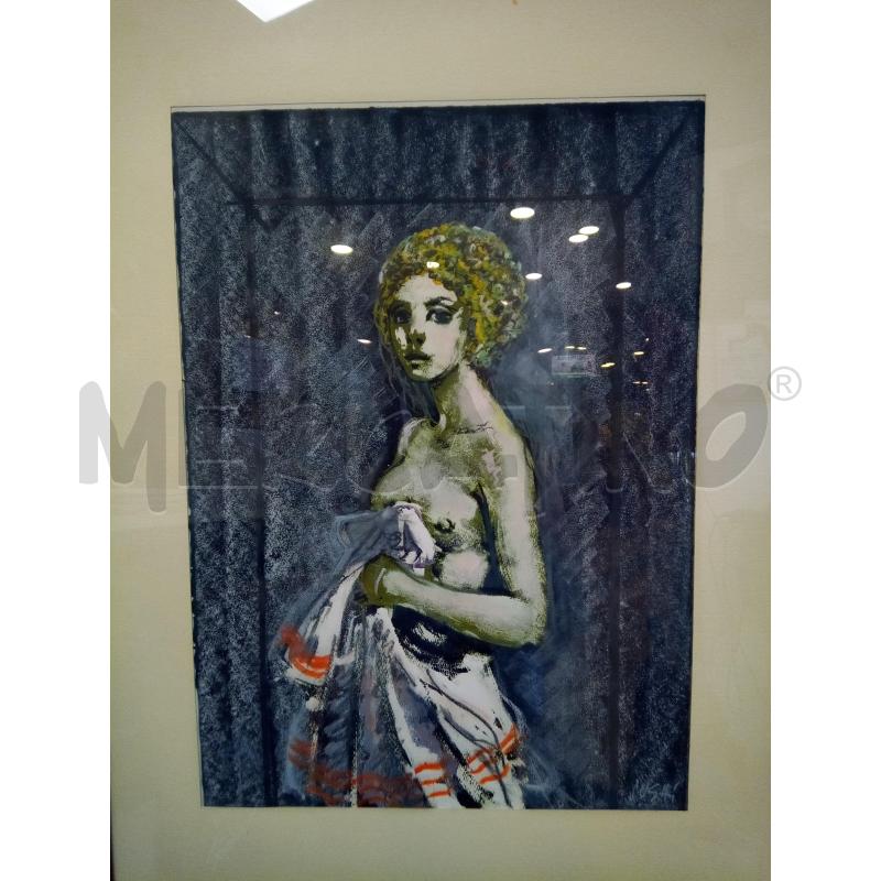 QUADRO TECNICA MISTA DONNA  | Mercatino dell'Usato Roma porta maggiore 2