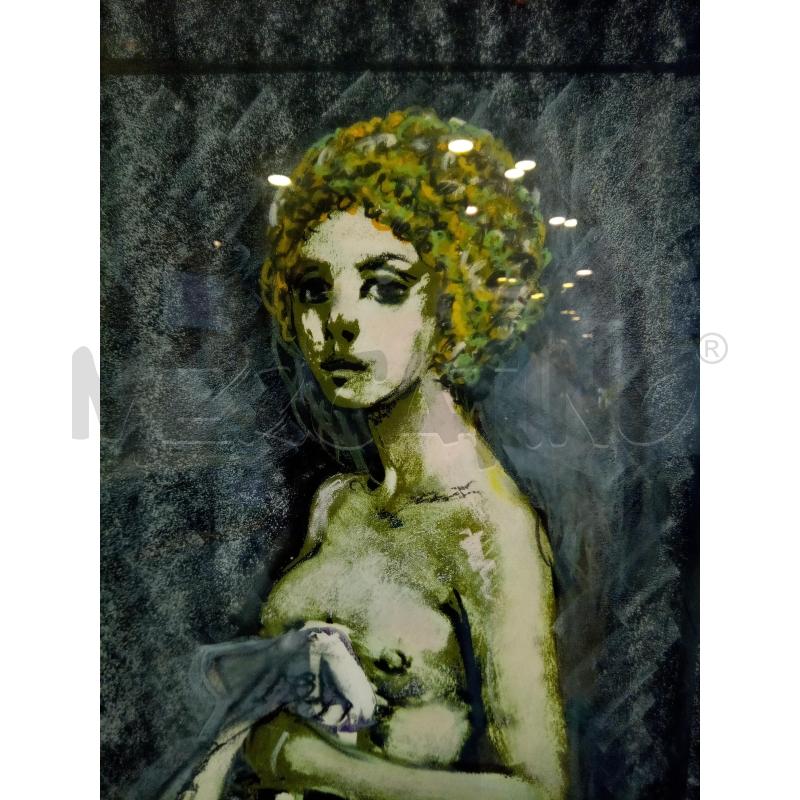 QUADRO TECNICA MISTA DONNA  | Mercatino dell'Usato Roma porta maggiore 3