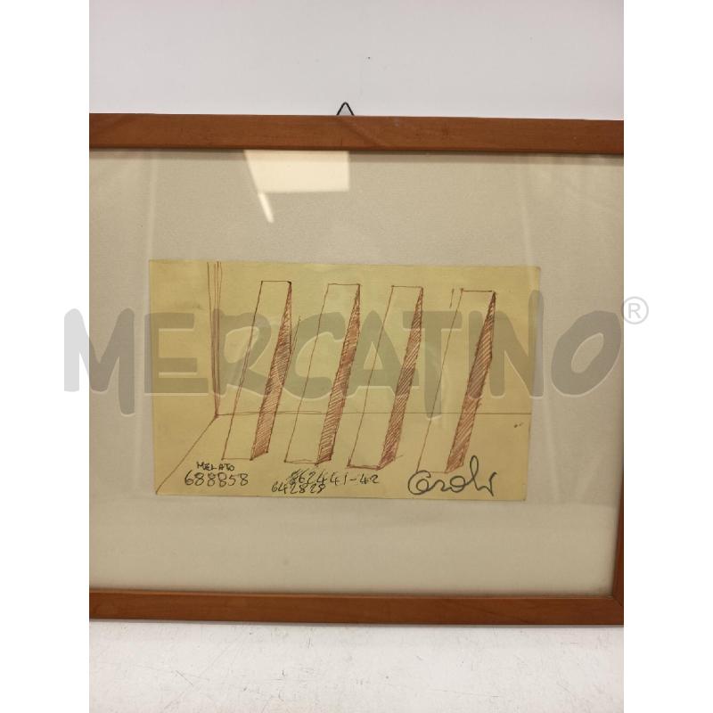 QUADRO TECNICA MISTA FIGURE GEOMETRICHE  | Mercatino dell'Usato Roma porta maggiore 1
