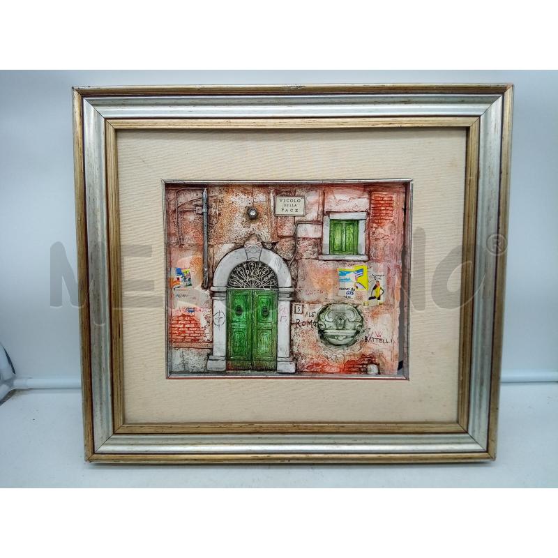 QUADRO TECNICA MISTA VICOLO DELLA PACE  | Mercatino dell'Usato Roma porta maggiore 1
