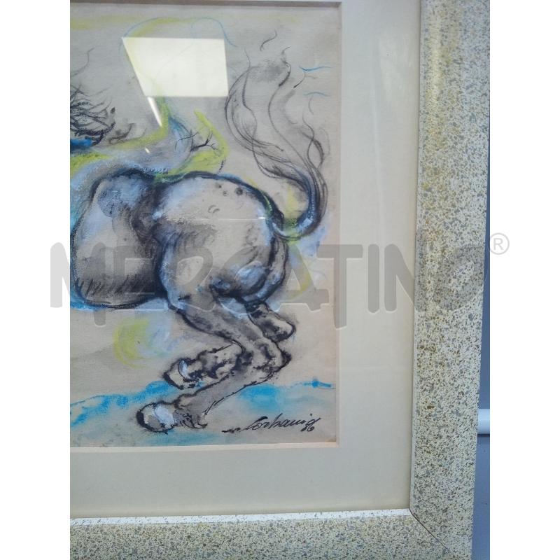 QUADRO TEC MISTA CAVALLO IMBIZZARRITO | Mercatino dell'Usato Roma porta maggiore 2