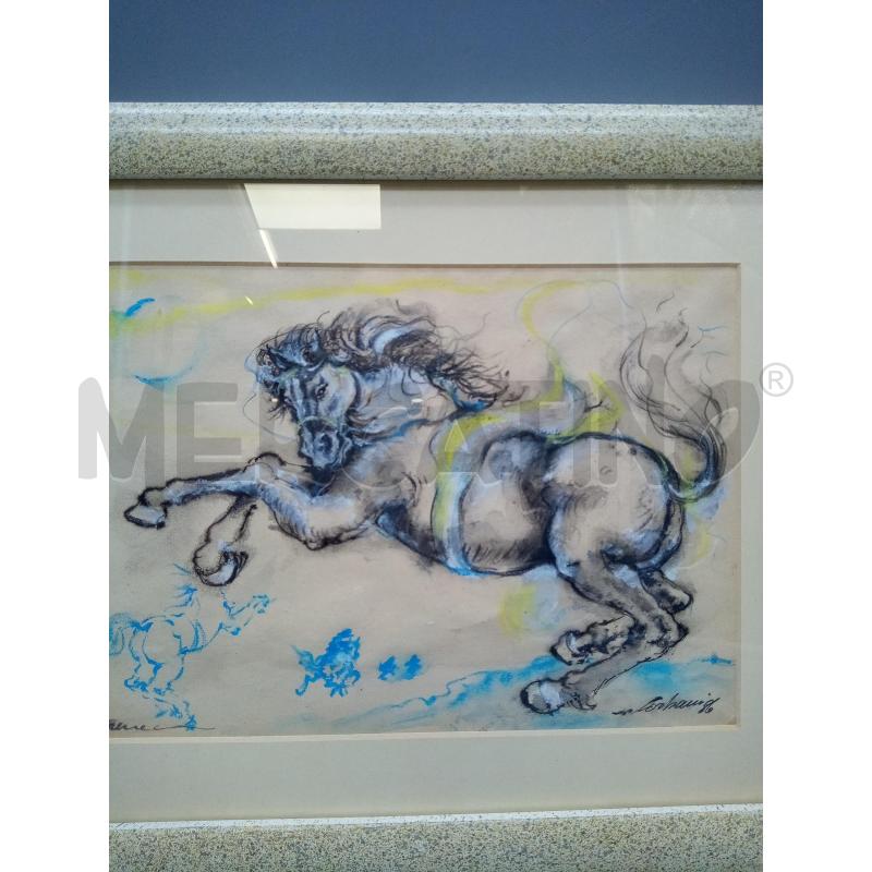 QUADRO TEC MISTA CAVALLO IMBIZZARRITO | Mercatino dell'Usato Roma porta maggiore 3