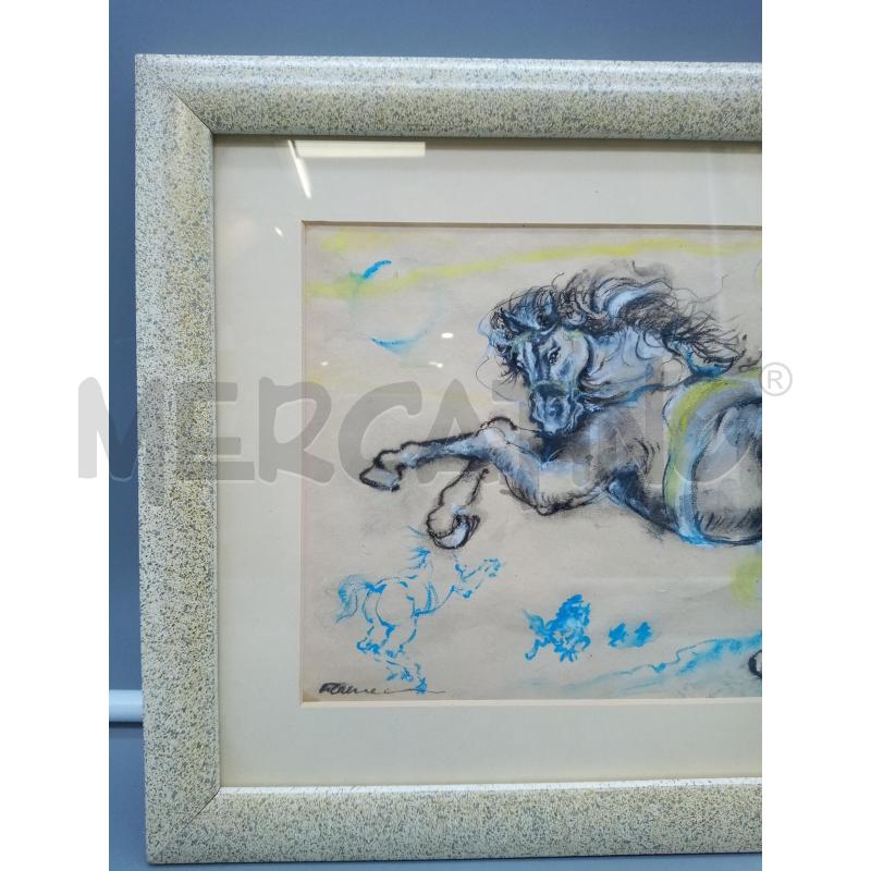 QUADRO TEC MISTA CAVALLO IMBIZZARRITO | Mercatino dell'Usato Roma porta maggiore 4