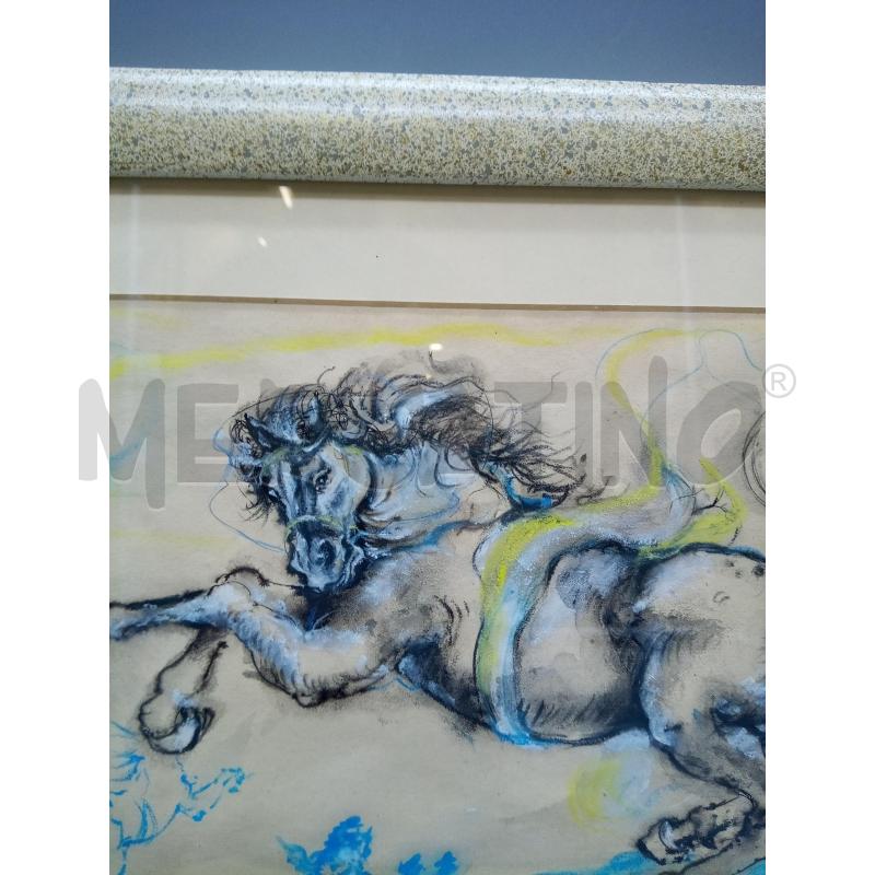 QUADRO TEC MISTA CAVALLO IMBIZZARRITO | Mercatino dell'Usato Roma porta maggiore 5