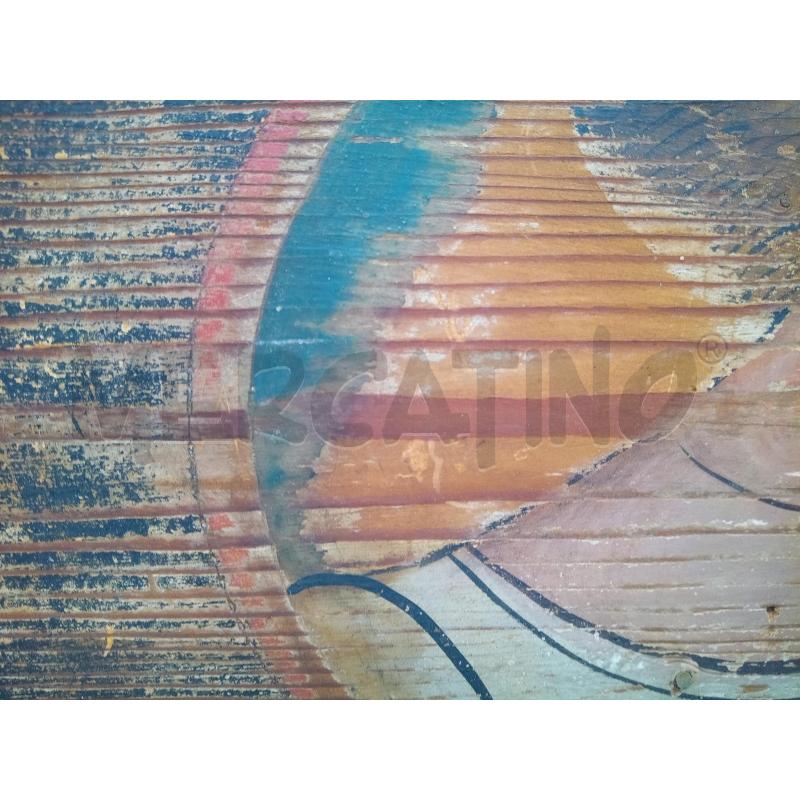 QUADRO TEMPERA SU PANNELLO LIGNEO PROFILO DONNA EPOCA | Mercatino dell'Usato Roma porta maggiore 3