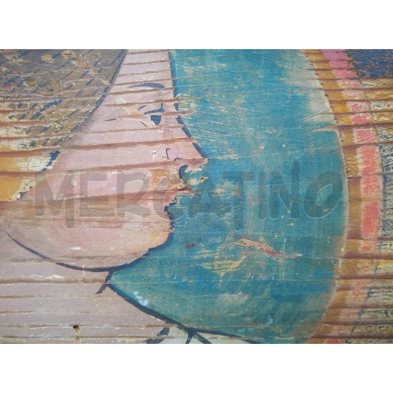 QUADRO TEMPERA SU PANNELLO LIGNEO PROFILO DONNA EPOCA | Mercatino dell'Usato Roma porta maggiore 4