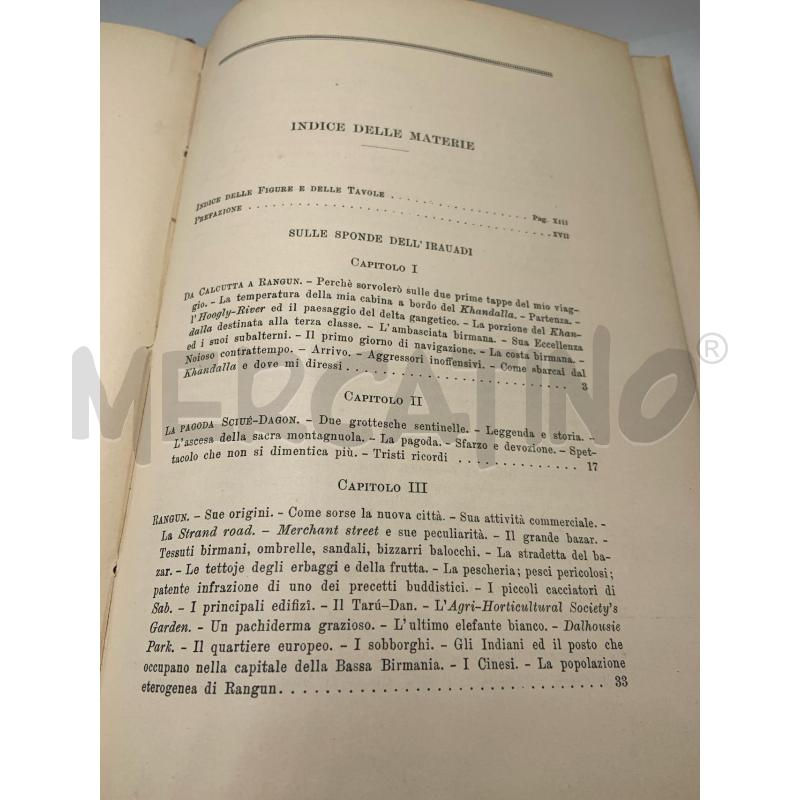 QUATTRO ANNI FRA I BIRMANI HOEPLI 1896 | Mercatino dell'Usato Roma porta maggiore 3