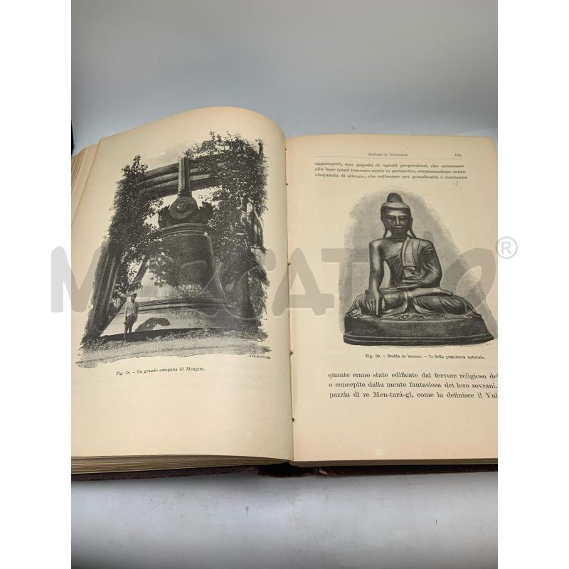 QUATTRO ANNI FRA I BIRMANI HOEPLI 1896 | Mercatino dell'Usato Roma porta maggiore 5