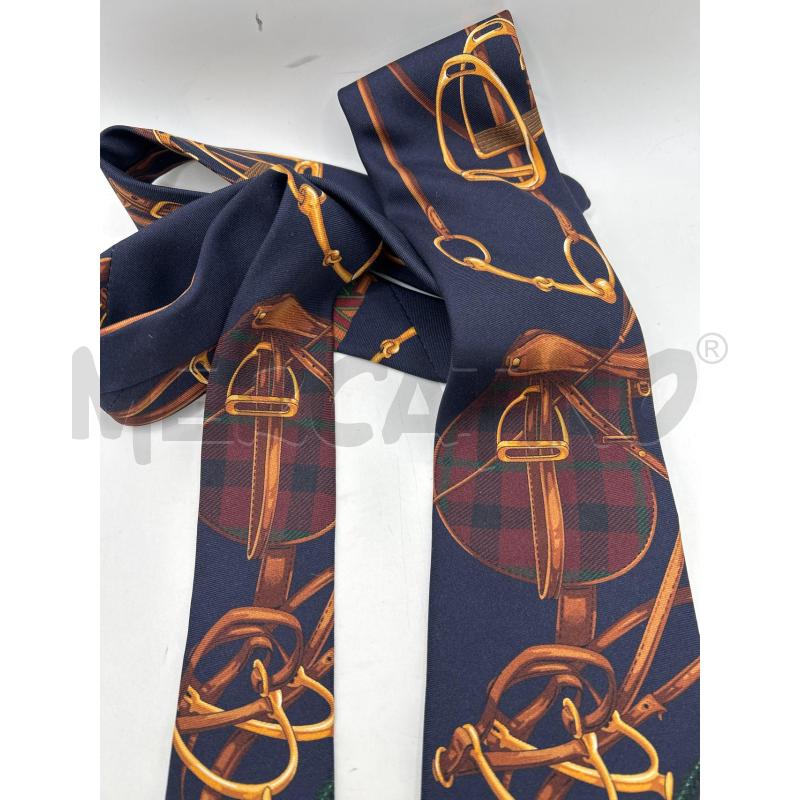 RALPH LAUREN CRAVATTA BLU FANTASIA SELLE | Mercatino dell'Usato Roma porta maggiore 4