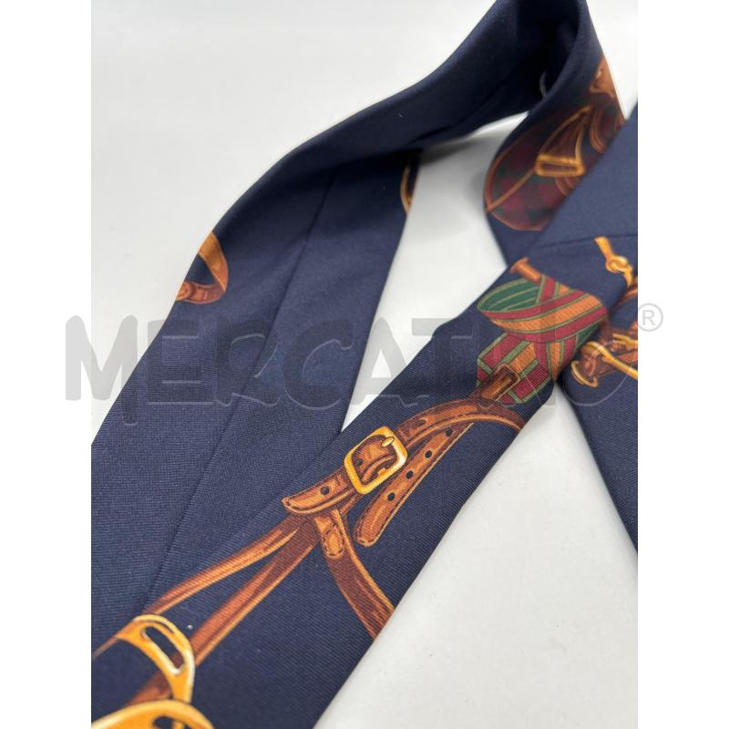 RALPH LAUREN CRAVATTA BLU FANTASIA SELLE | Mercatino dell'Usato Roma porta maggiore 5