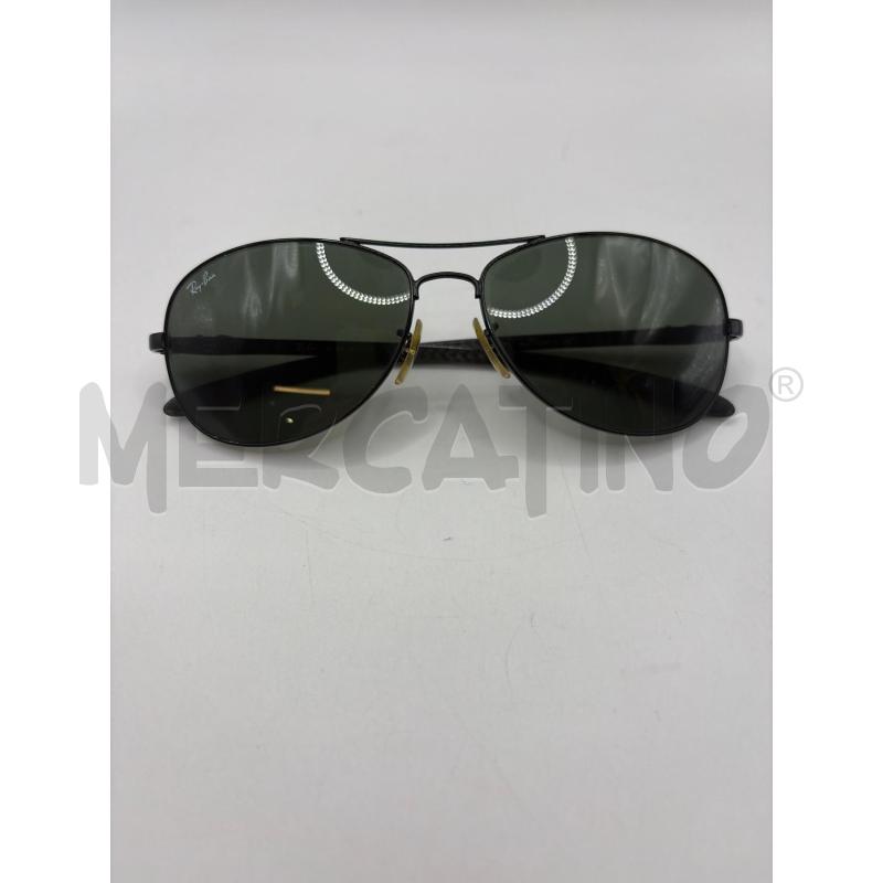 RAYBAN OCCHIALI UOMO NERI LENTE SCURA MOD 8301  | Mercatino dell'Usato Roma porta maggiore 4