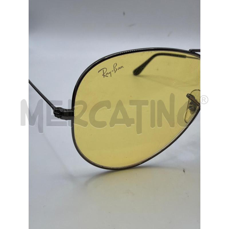 RAY BAN OCCHIALI LENTE GIALLA AVIATOR | Mercatino dell'Usato Roma porta maggiore 2