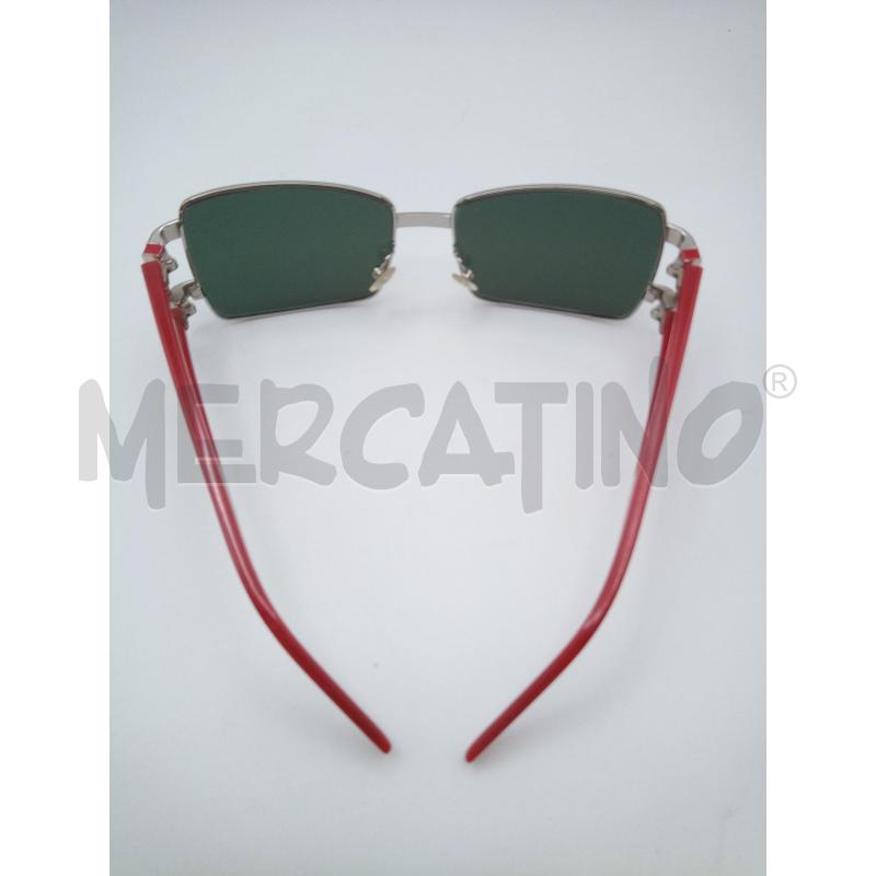 ROBERTA DI CAMERINO OCCHIALI LENTE NERA ASTE ROSSE VINTAGE | Mercatino dell'Usato Roma porta maggiore 3