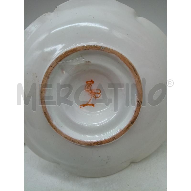 SALSIERA CERAMICA FAENZA FIORI DIPINTI | Mercatino dell'Usato Roma porta maggiore 4