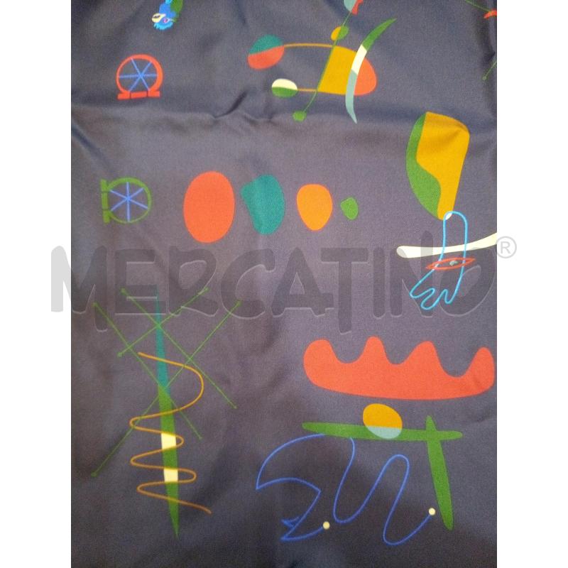 SALVATORE FERRAGAMO FOULARD BLU FANTASIA MIRÒ | Mercatino dell'Usato Roma porta maggiore 4