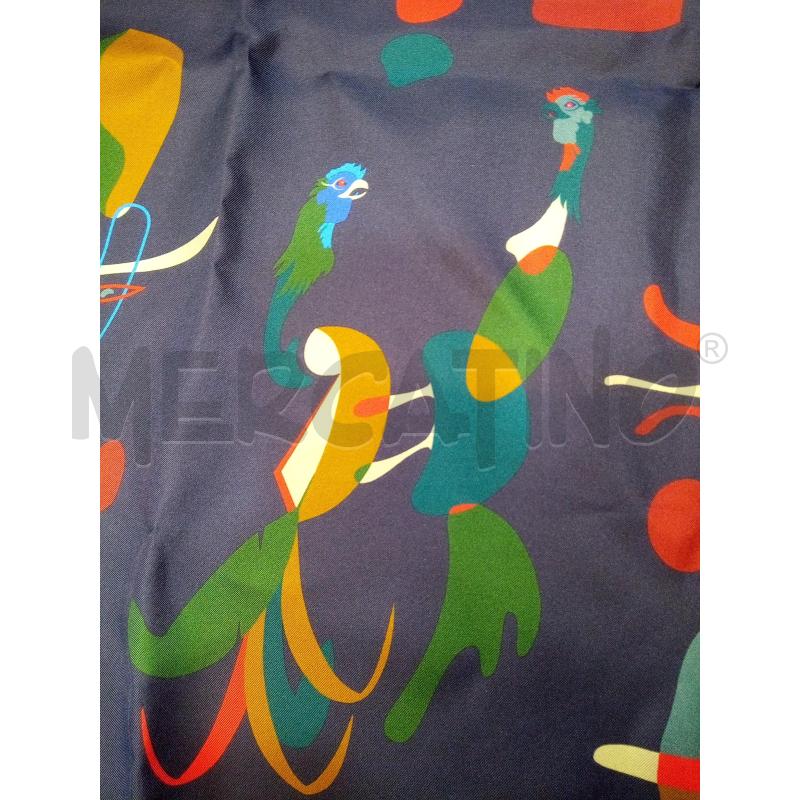 SALVATORE FERRAGAMO FOULARD BLU FANTASIA MIRÒ | Mercatino dell'Usato Roma porta maggiore 5