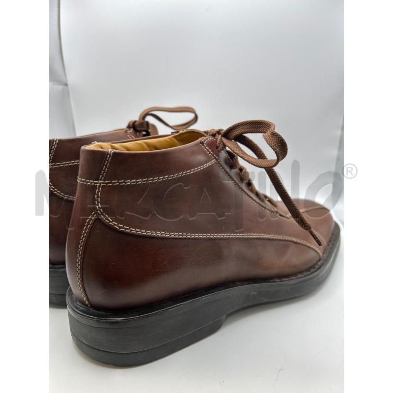 SCARPE BRIAN CRESS UOMO MARRONI PELLE STRINGATE | Mercatino dell'Usato Roma porta maggiore 4