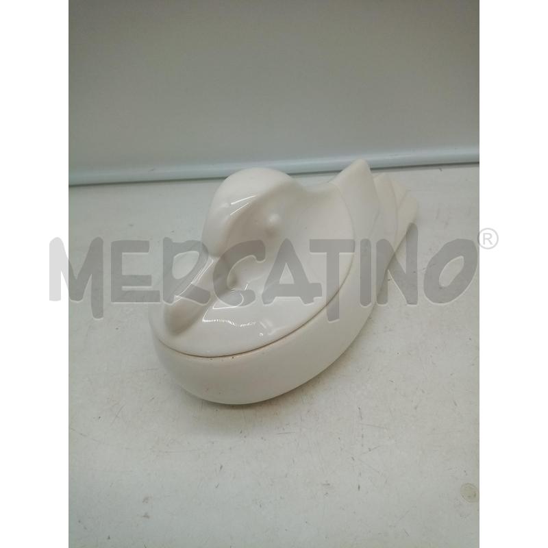 SCATOLA CERAMICA ANATRA MANDARINA | Mercatino dell'Usato Roma porta maggiore 1