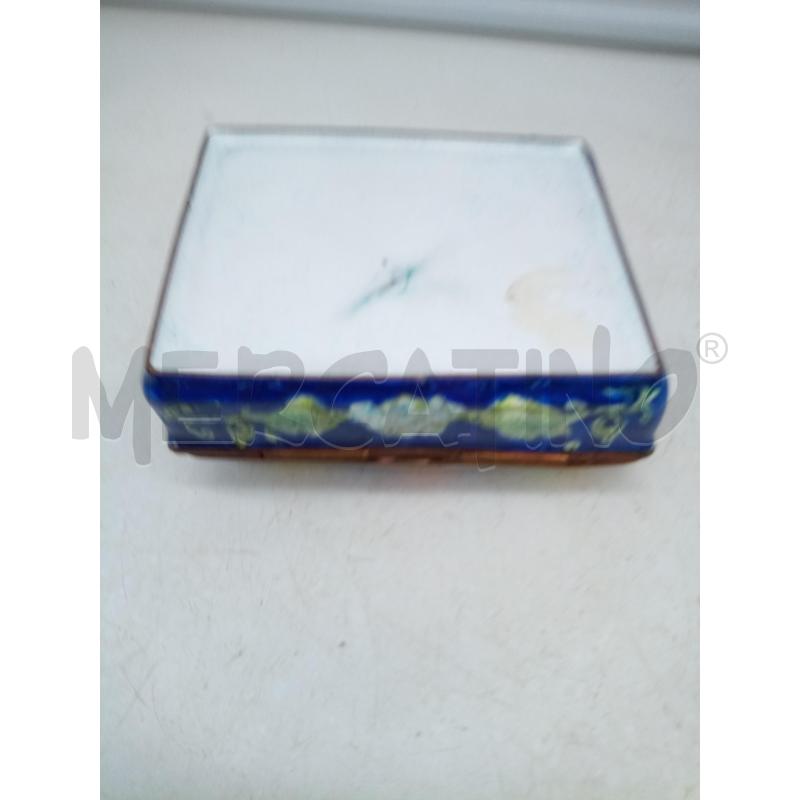 SCATOLA CLOISONNE METALLO SMALTATO CHINA  | Mercatino dell'Usato Roma porta maggiore 3