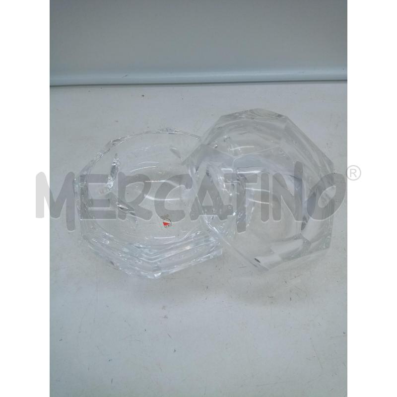 SCATOLA CRISTALLO SFACCETTATO   | Mercatino dell'Usato Roma porta maggiore 3
