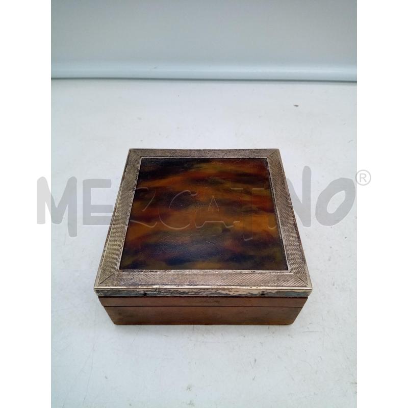 SCATOLA LEGNO COPERCHIO TARTARUGATO | Mercatino dell'Usato Roma porta maggiore 1