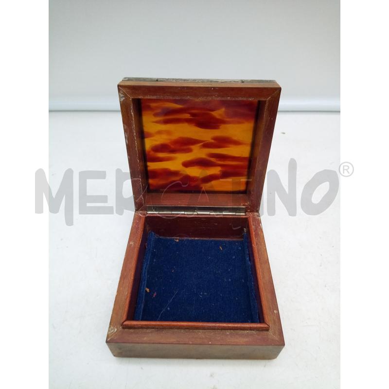 SCATOLA LEGNO COPERCHIO TARTARUGATO | Mercatino dell'Usato Roma porta maggiore 2