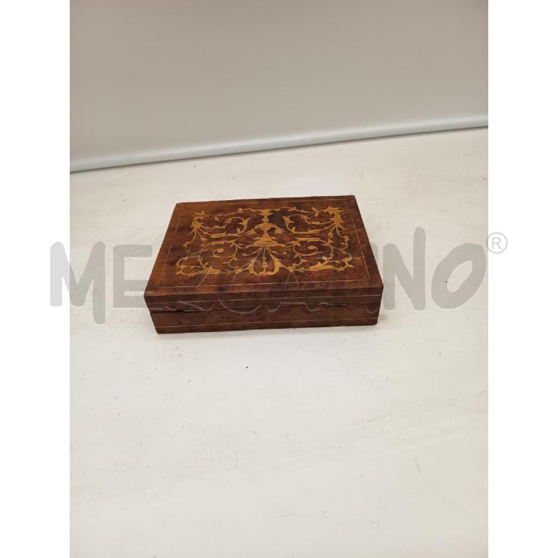 SCATOLA LEGNO INTARSIO FIORIENTINO BALLO POPOLARE  | Mercatino dell'Usato Roma porta maggiore 5
