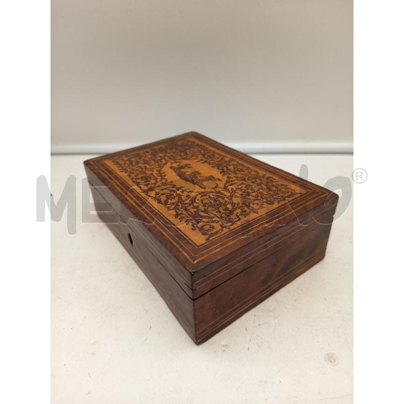 SCATOLA LEGNO INTARSIO SORRENTINO  | Mercatino dell'Usato Roma porta maggiore 5