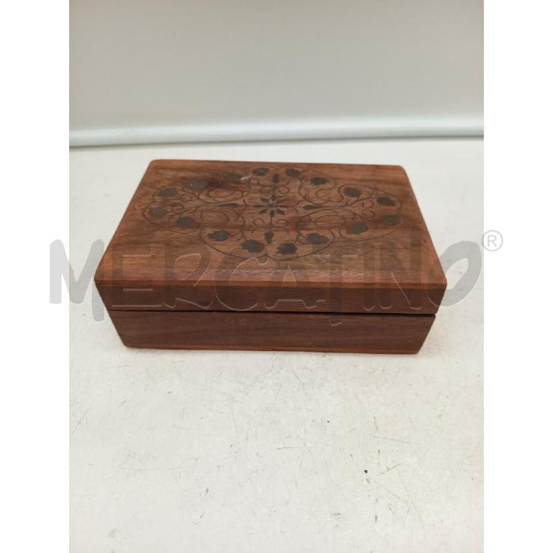 SCATOLA LEGNO INTARSI FLOREALI   | Mercatino dell'Usato Roma porta maggiore 1