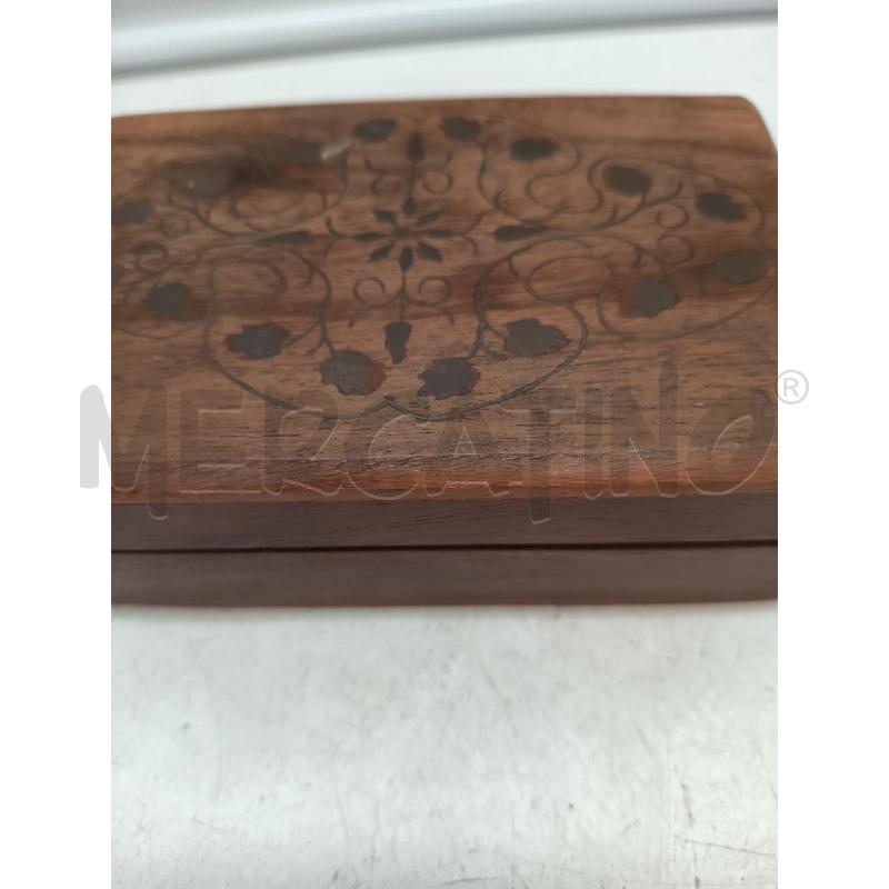 SCATOLA LEGNO INTARSI FLOREALI   | Mercatino dell'Usato Roma porta maggiore 2