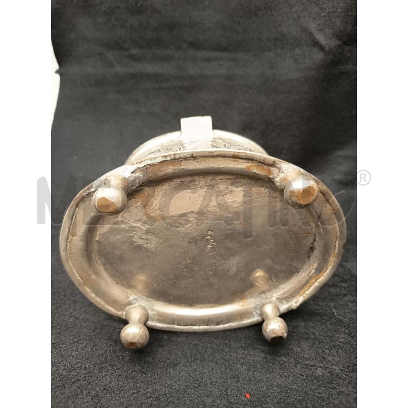 SCATOLA PER THE SILVER PLATED CESELLATA  | Mercatino dell'Usato Roma porta maggiore 5