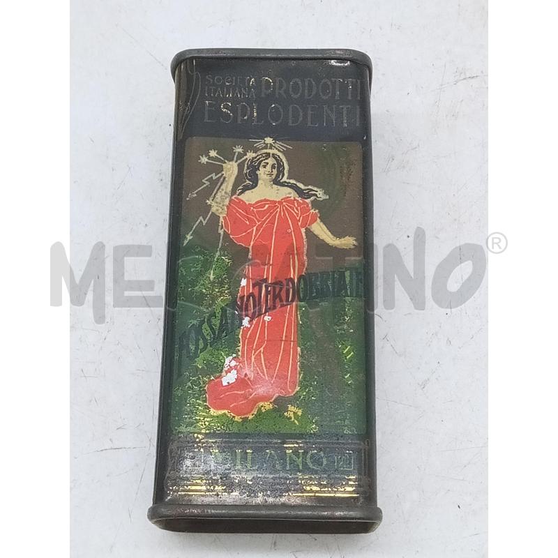 SCATOLINA LATTA POLVERE DA SPARO VINTAGE | Mercatino dell'Usato Roma porta maggiore 4