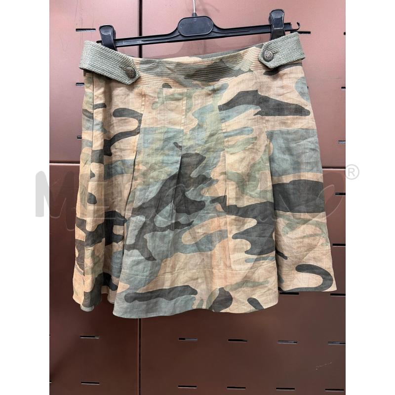 SCERVINO GONNA MIMETICA LINO | Mercatino dell'Usato Roma porta maggiore 1