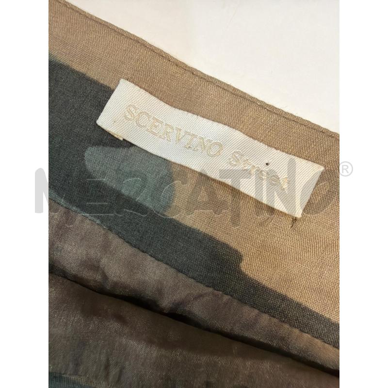 SCERVINO GONNA MIMETICA LINO | Mercatino dell'Usato Roma porta maggiore 4
