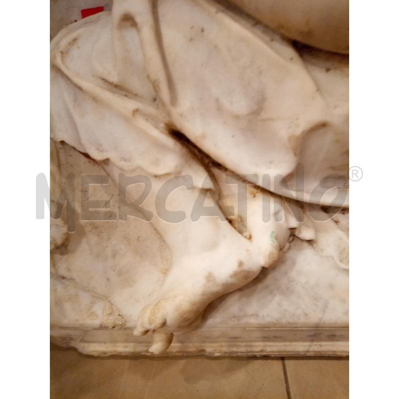 SCULTURA ALTORILIEVO BIMBO MARMO  | Mercatino dell'Usato Roma porta maggiore 2